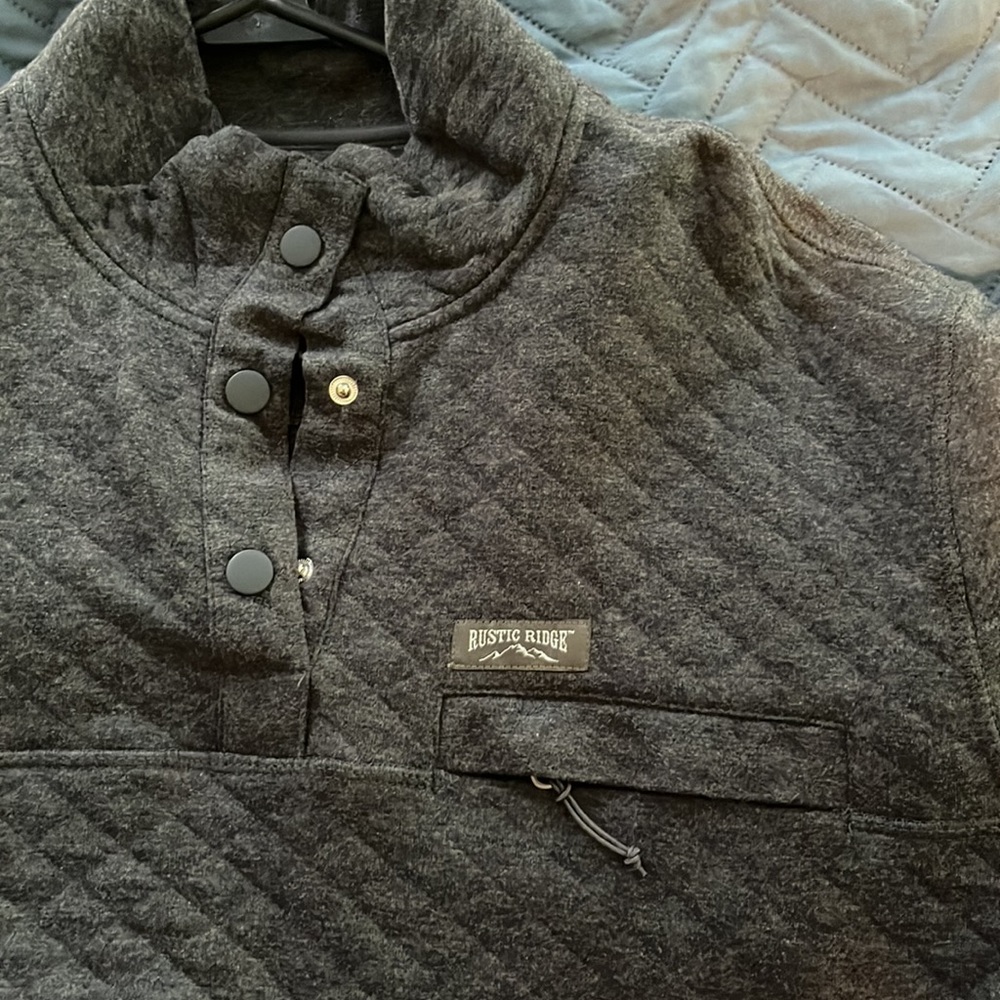 Rustic Ridge 3/4 button Sweatshirt - Picture 2 of 5